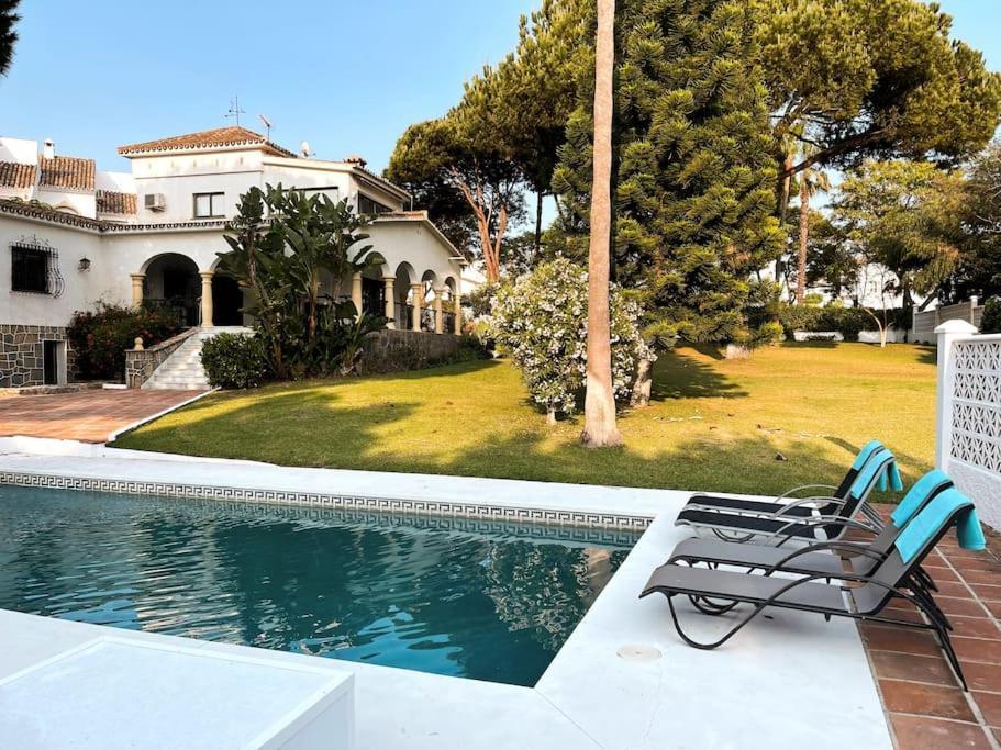 Villa Santa Cristina Cerca Del Mar Marbella Exterior photo